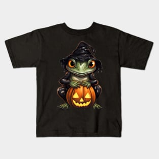 Hallowen Frog Kids T-Shirt